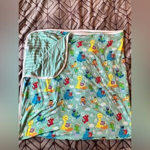 Little Sleepies Cloud Blanket in Sesame Street